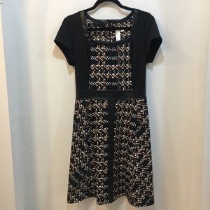 Emma and Michele Black and Brown Dress